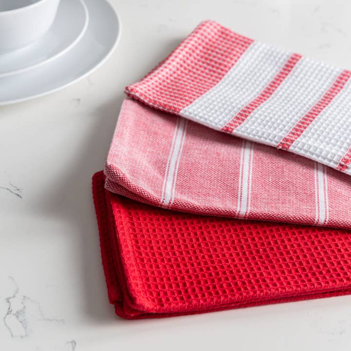 Fabstyles - Wholesale Tea Towel - Fabstyles Fouta Kitchen Towel - Set of 3