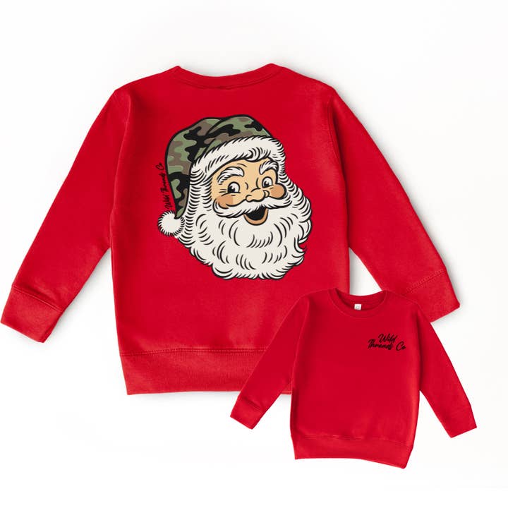Vintage Santa Sweatshirt for wholesale by Wild Threads Co