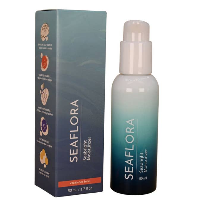 Seabright Moisturizer: Clinically Proven Brightening Cream for wholesale by Seaflora Skincare