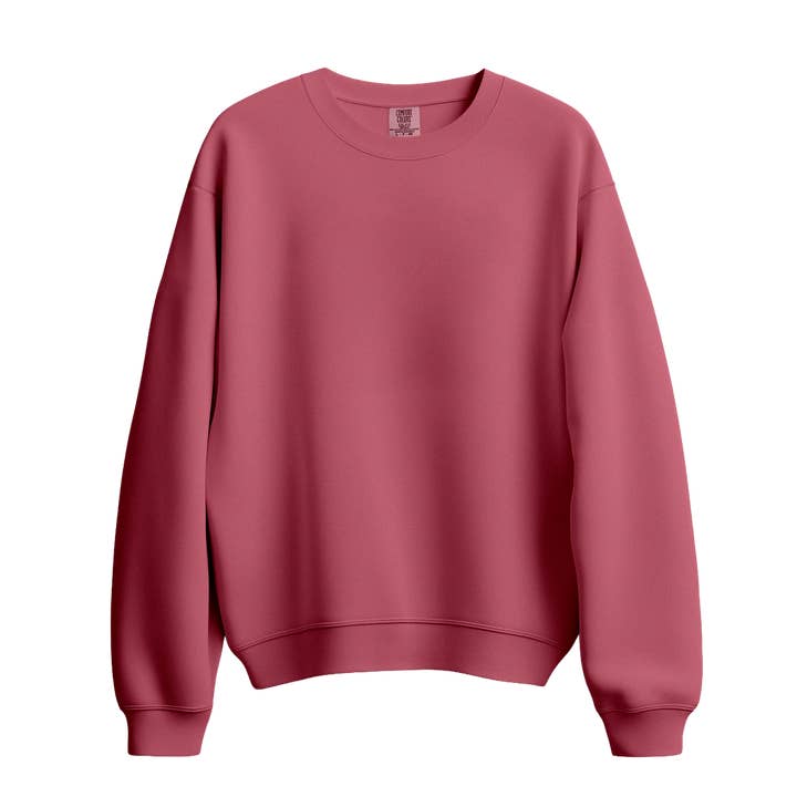 Comfort Colors Ring-Spun Cotton Blank Crewneck Sweatshirt for wholesale by Trendznmore - Modern Graphic Apparel