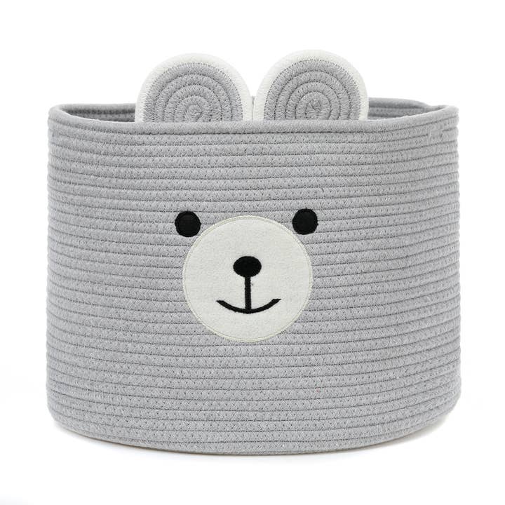 Bertie Bear Aufbewahrungskorb aus Bio-Baumwolle für den Großhandel von Park Life Designs