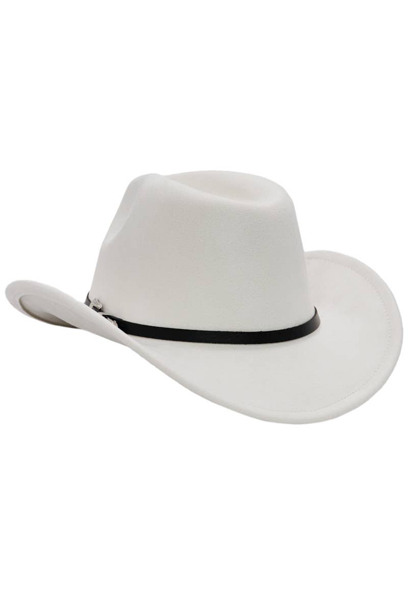 Cap Zone – Engroshandel Cowboyhat - Unisex – Western spænde bælte imiteret nubuck ruskind cowboyhat9