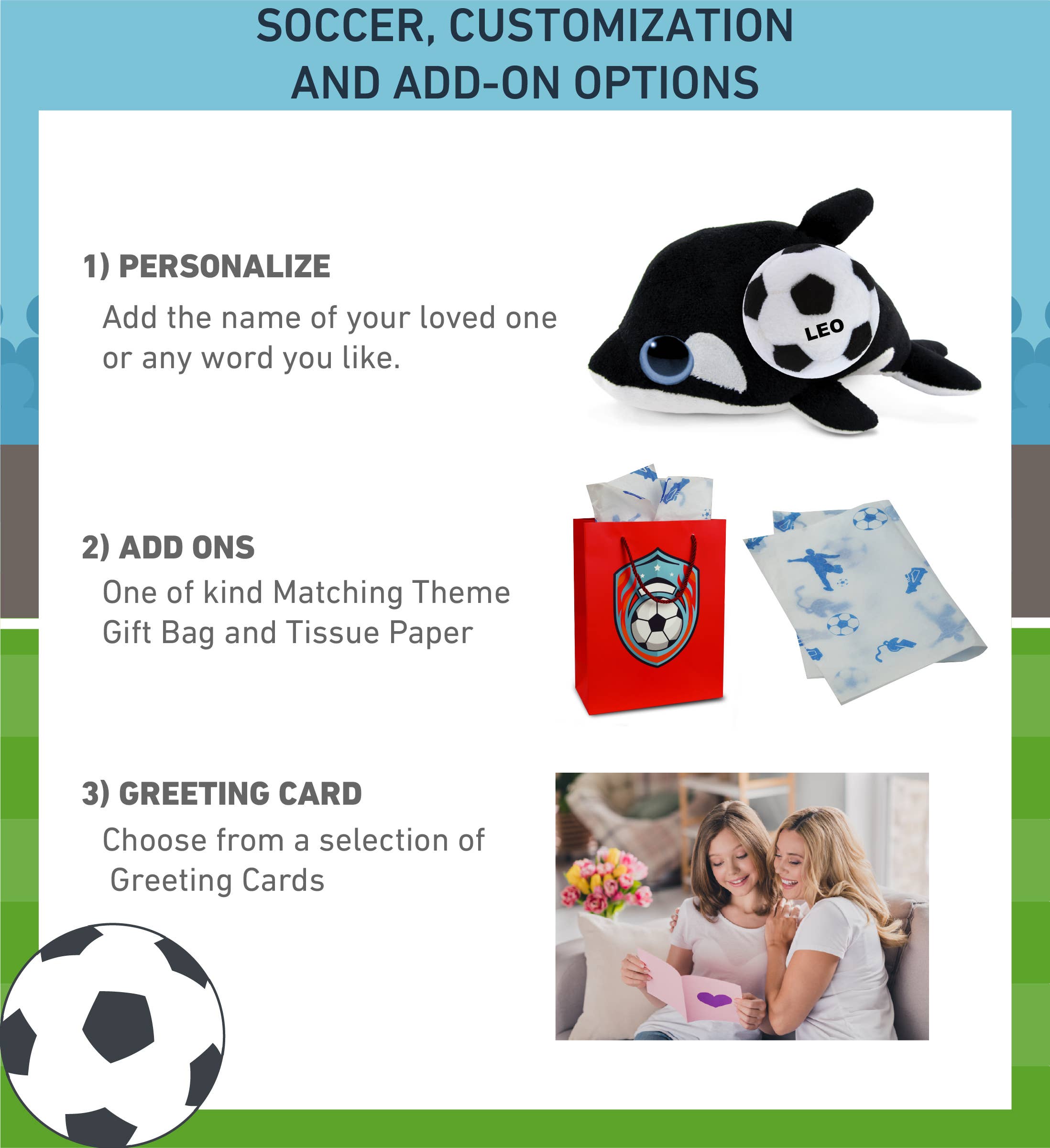 Cota Global - Wholesale Stuffed/Plush Toy - Kids & Baby - Plush Soccer Ball - Big Eye 6" Plush - Killer Whale1