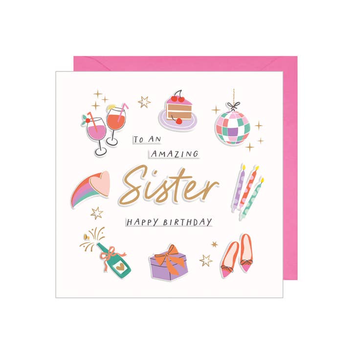 To an amazing Sister - Happy Birthday for wholesale by Rosanna Rossi