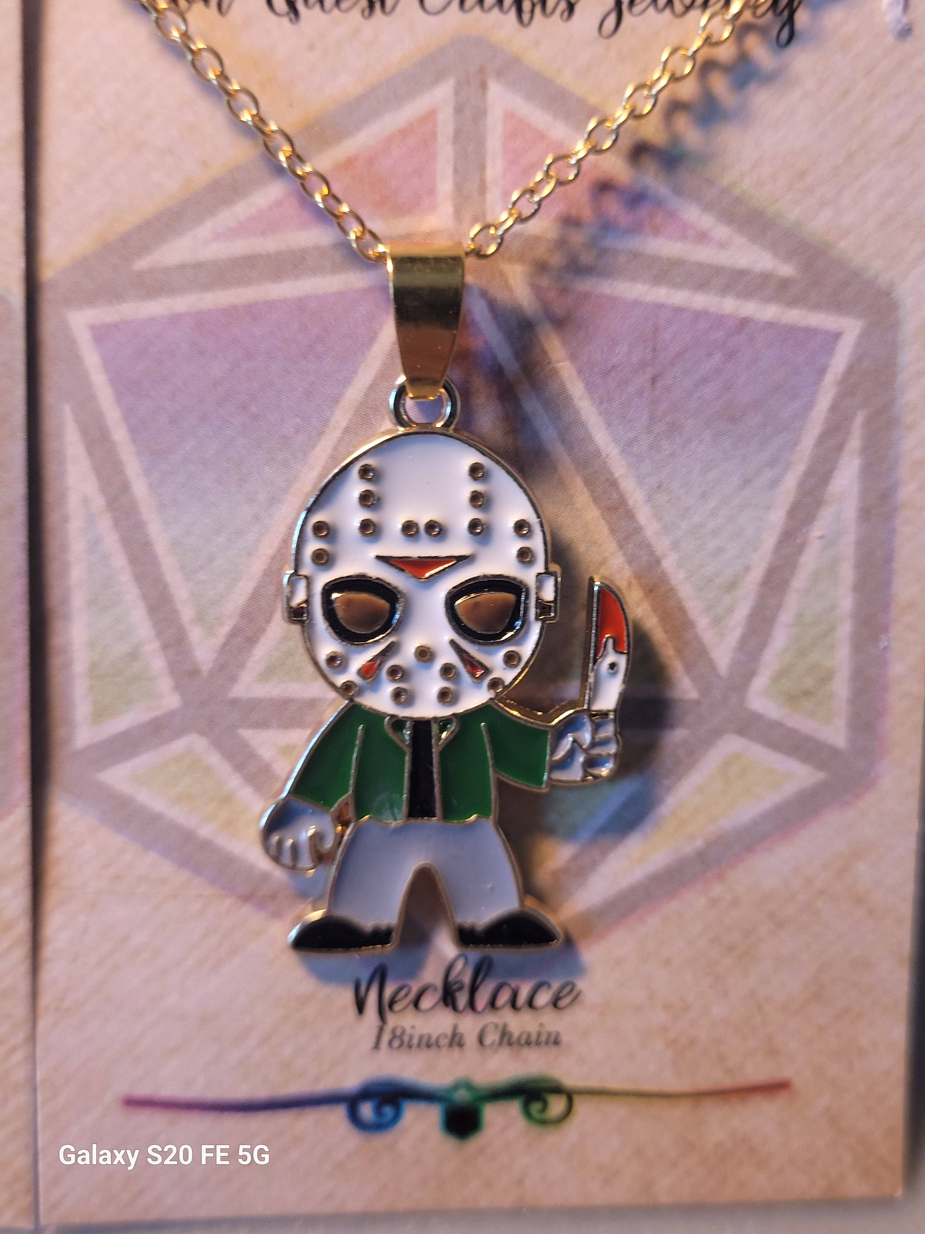 Con-Quest Crafts – wholesale Smycken – Smycken med skräckfilmskaraktärer: örhängen, halsband och dragkedjehängare11