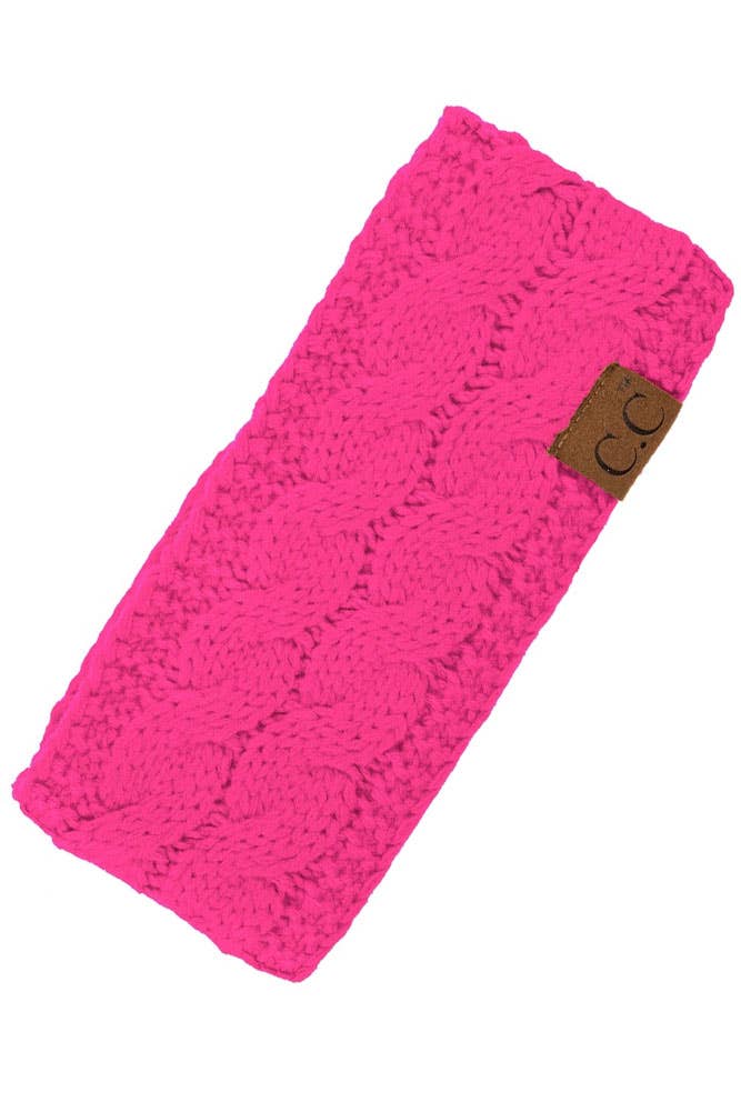 Hana - Wholesale Fashion Headband - Women's - C.C Cable Knit Solid Headband35