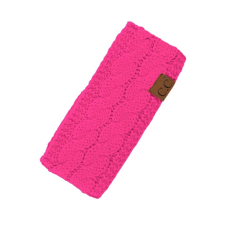 Hana - Wholesale Fashion Headband - Women's - C.C Cable Knit Solid Headband35
