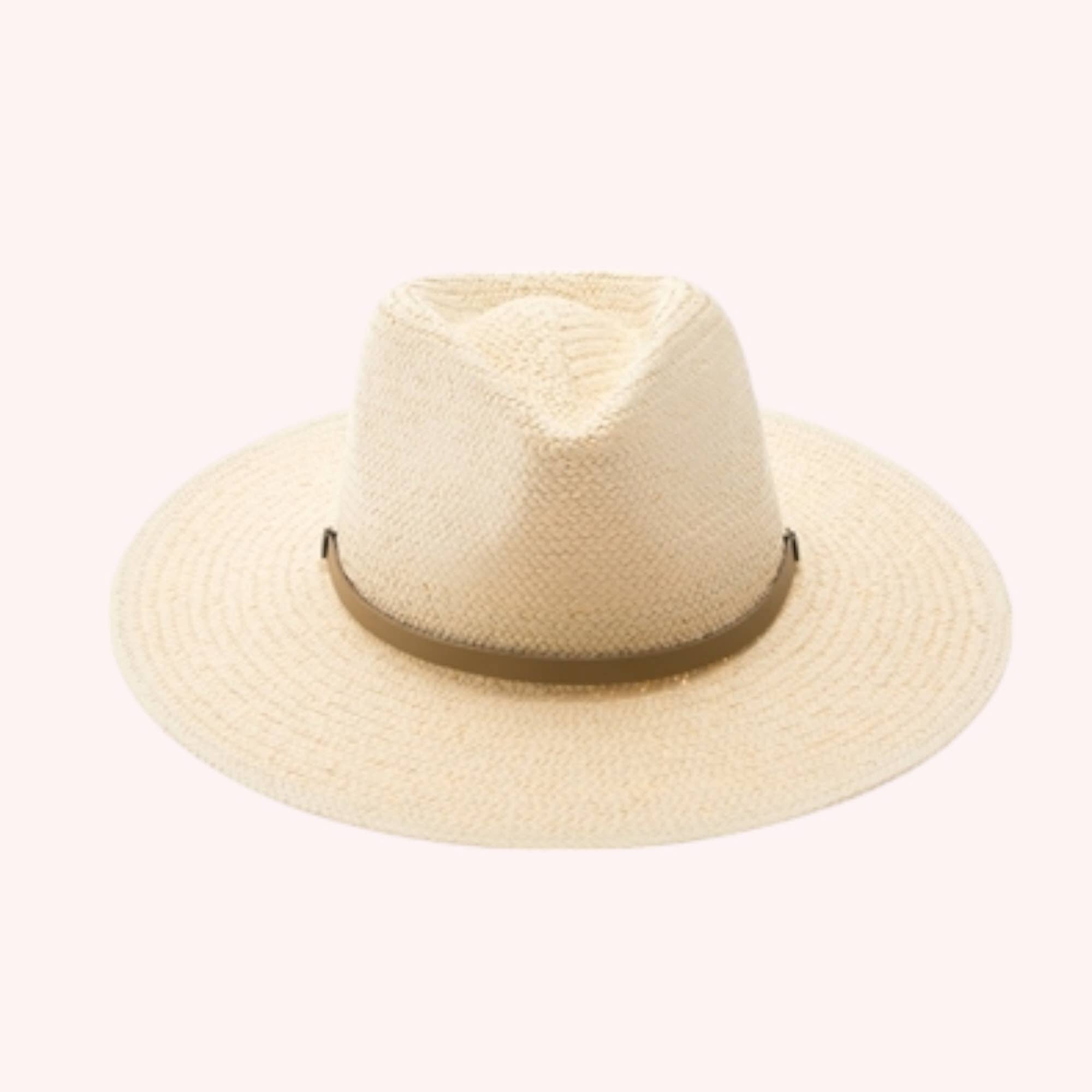 Natural Handwoven Toyo Straw Panama Hat – Timeless & Elegant for wholesale on Faire6