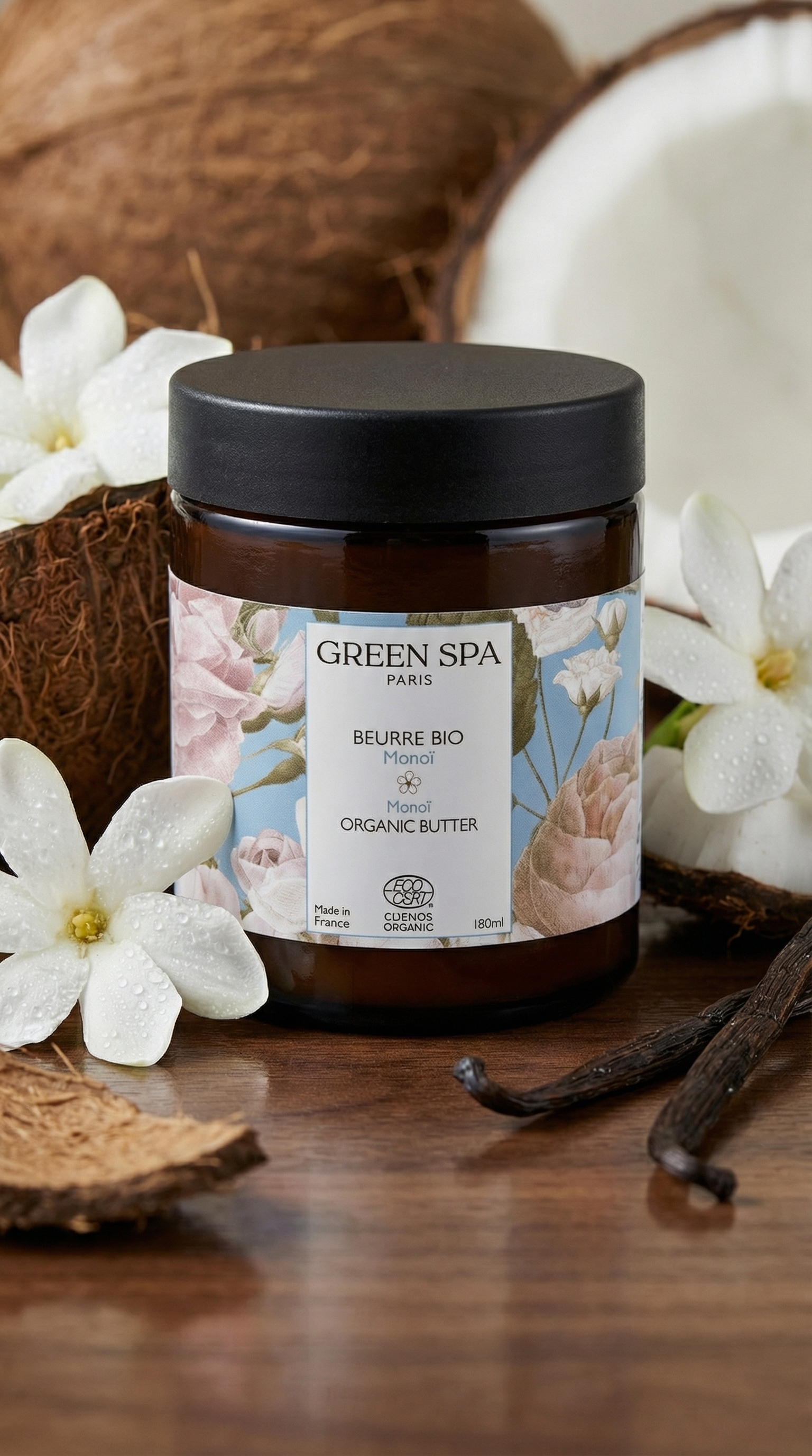 Green Spa – wholesale Body balm/butter – Organic Monoi* butter6