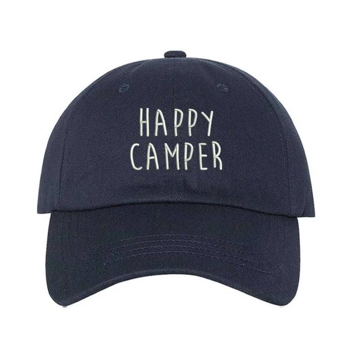 DSY Lifestyle - Wholesale Baseball Cap - Women's - Happy Camper Baseball Hat1