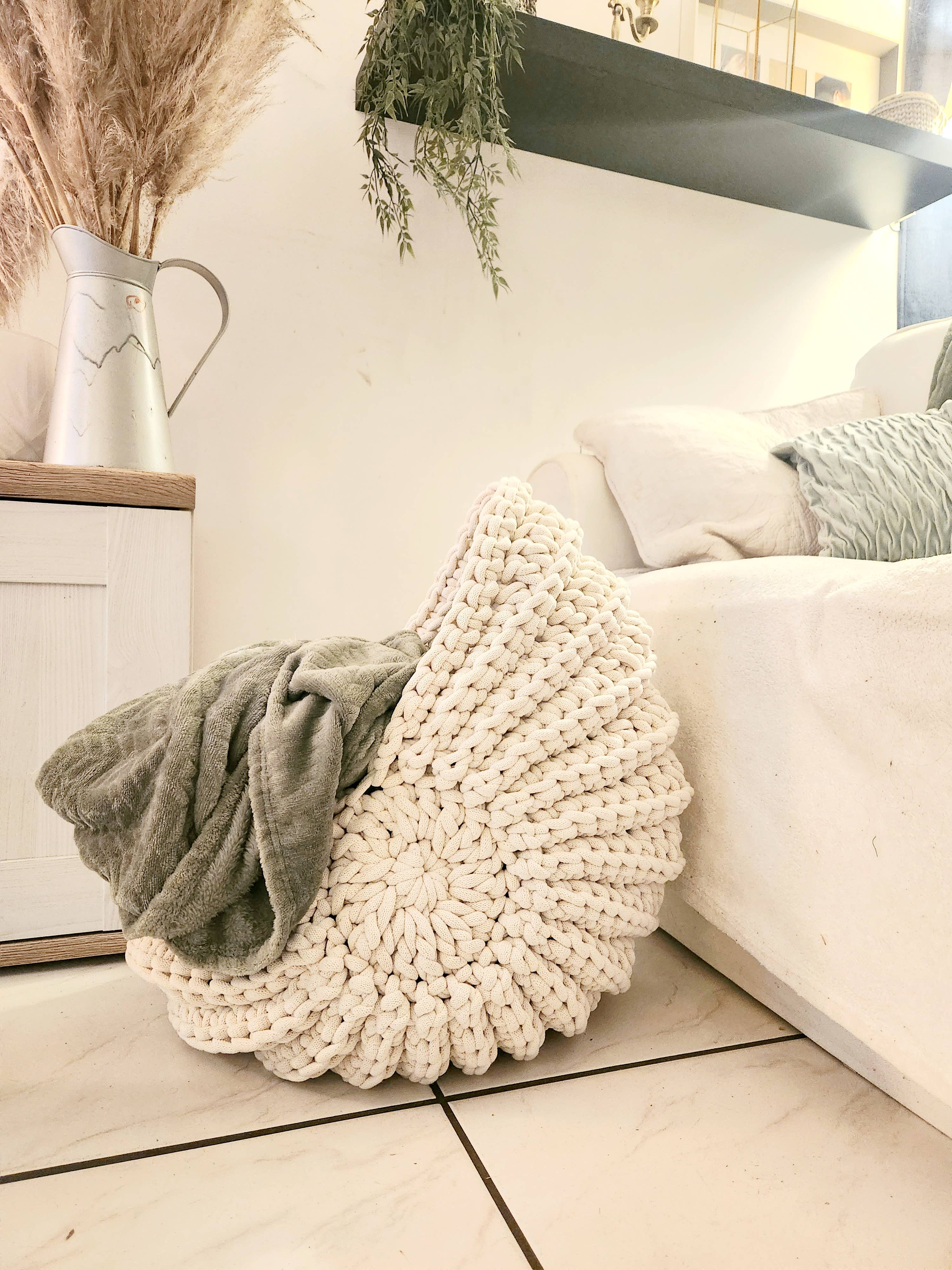 Naturalmarjory - Wholesale Basket - Ammonite XXL decorative basket “shells” in bohemian style,3