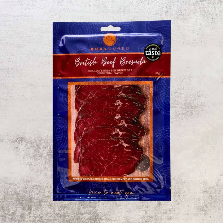 Classic Beef Bresaola - Award-Winning Charcuterie Cured Meat for wholesale by Bray Cured