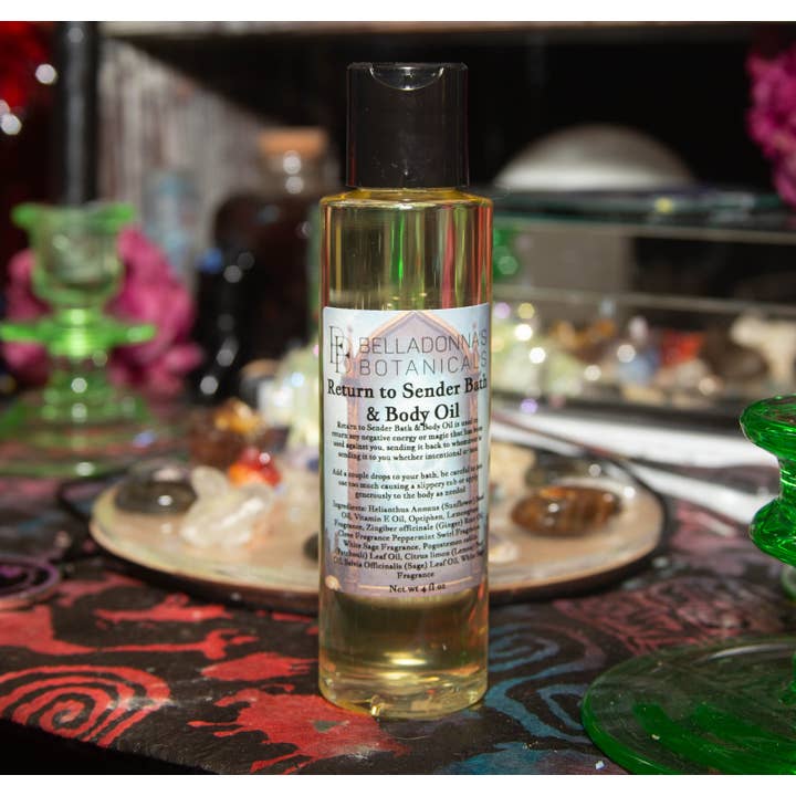 Voltar para Sender Bath & Body Oil por atacado de Belladonnas Botanicals