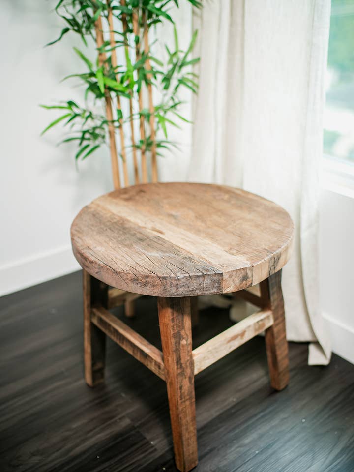 Vintage Wooden Side Table for wholesale by Fairmile Co.