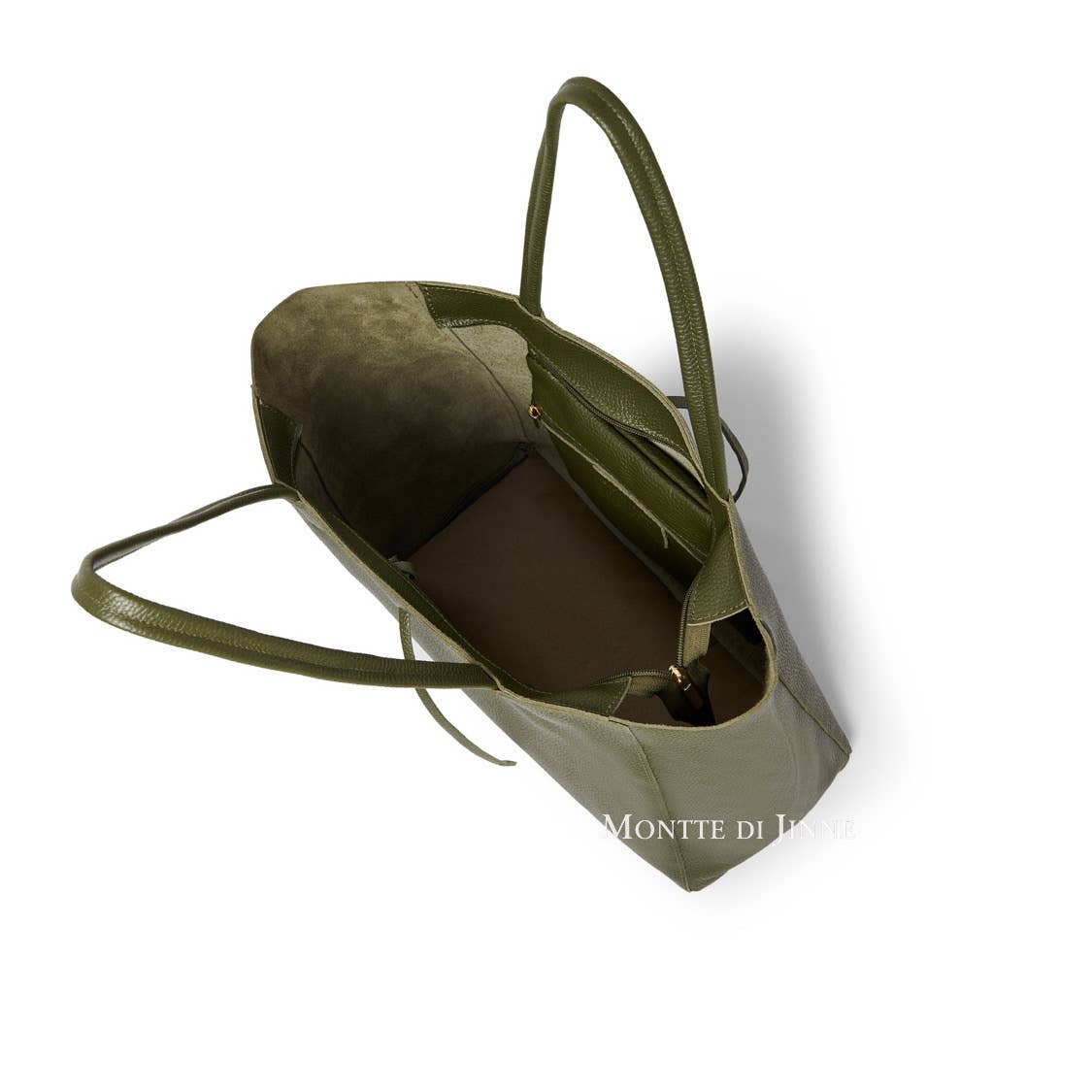 MONTTE DI JINNE – Engroshandel Tote bag - Dame – Italiensk håndlavet ægte læder overdimensioneret tote taske10