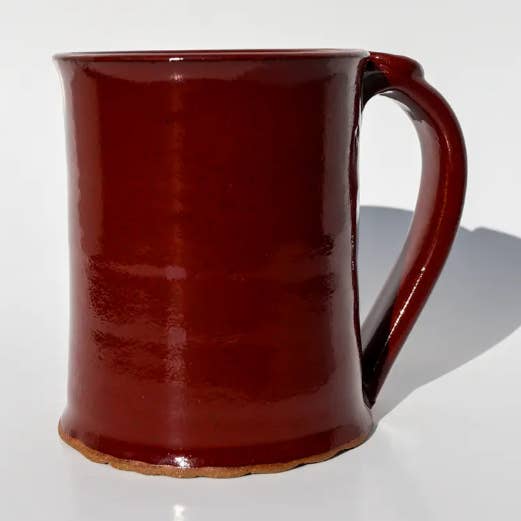 Tasse de 12 oz en Oxblood pour la vente par Pip the Potter (southwick pottery)