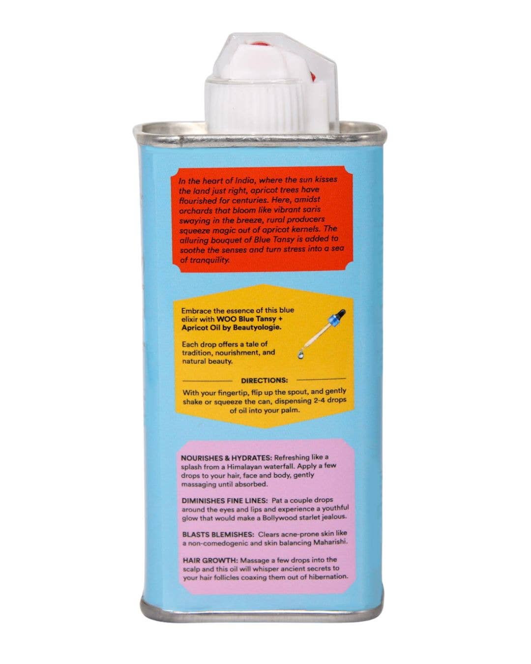 WOO World of Oils - Vente Huile pour le bain/corps - Bleuet + Huile d'Abricot, 100% Bio1