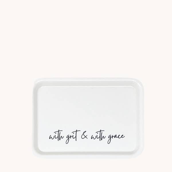 Decorative Gathering Trinket Tray, With Grit & With Grace for wholesale by Finding Home Farms