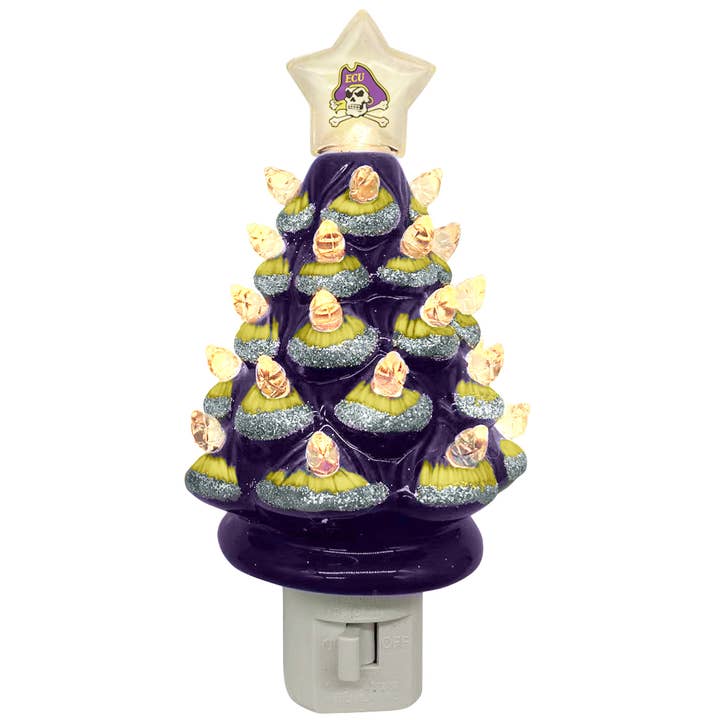 6.5" ECU Xmas Tree Nite Lite for wholesale by Santa’s Workshop Inc.