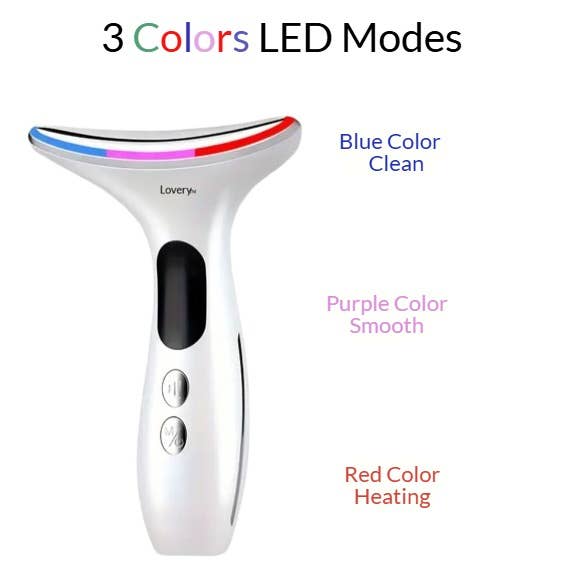 Lovery - Wholesale Electronic Skincare Device - Light based multifunctional LED Face & Neck Beauty Massager6