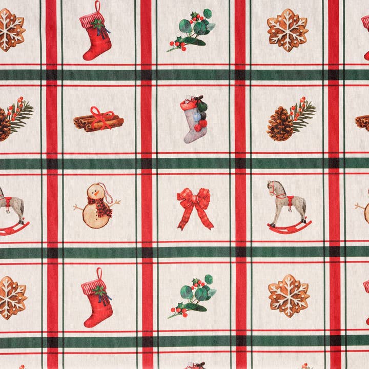 SG HOGAR - Wholesale Tablecloth - Scottish Christmas 1 Stain Resistant Resin Tablecloth4