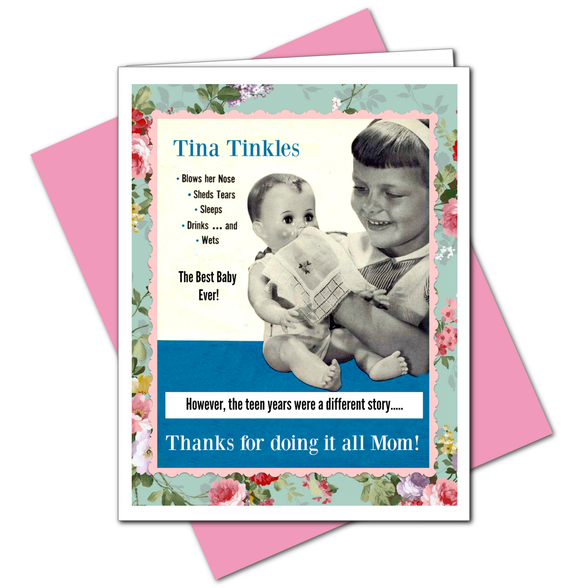Ümlaut Brooklyn - Wholesale Mother's Day Card - Tina Tinkles - Mother's Day Card1