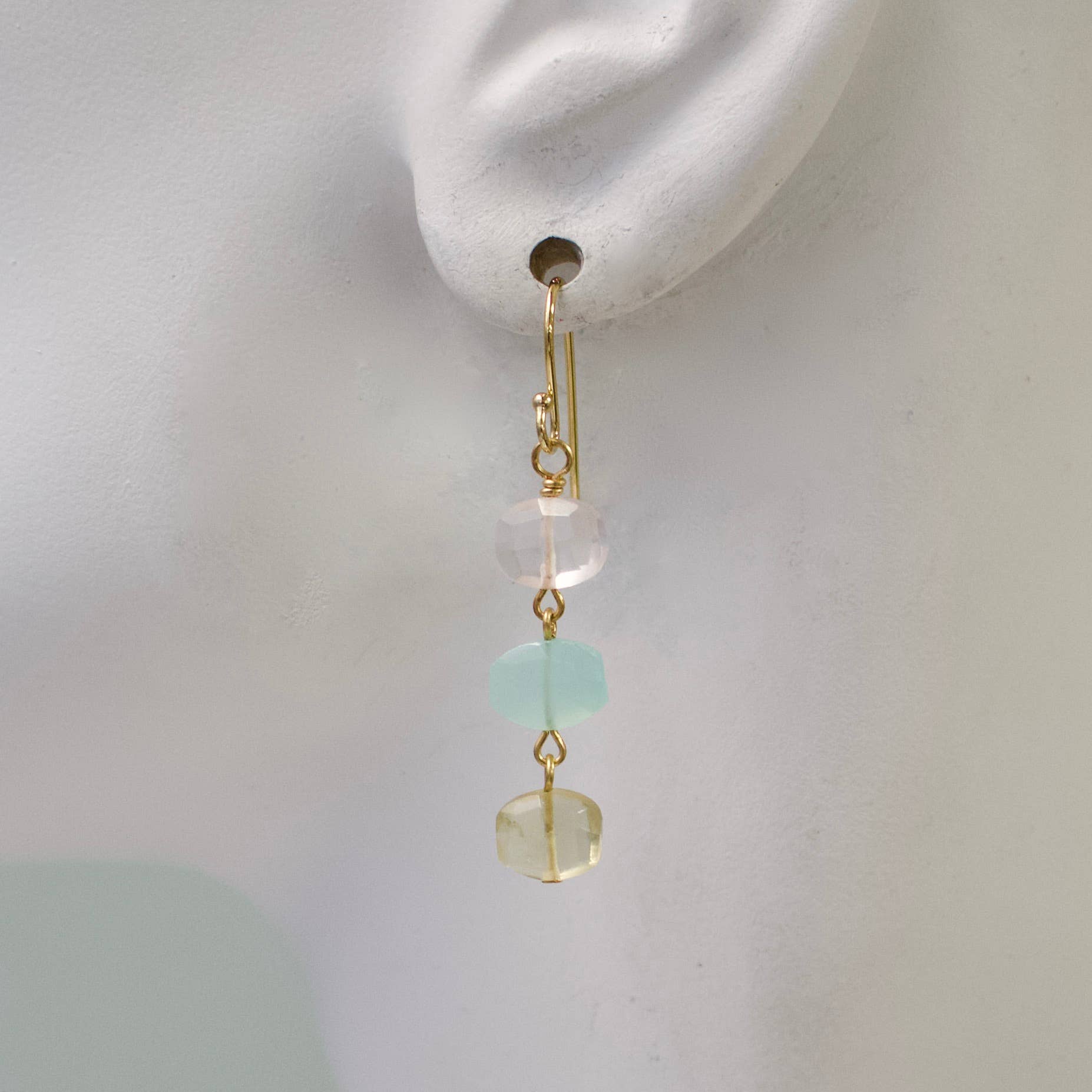 a.v. max - Venta al por mayor Pendientes colgantes - Pendientes Mini Semi Stack4