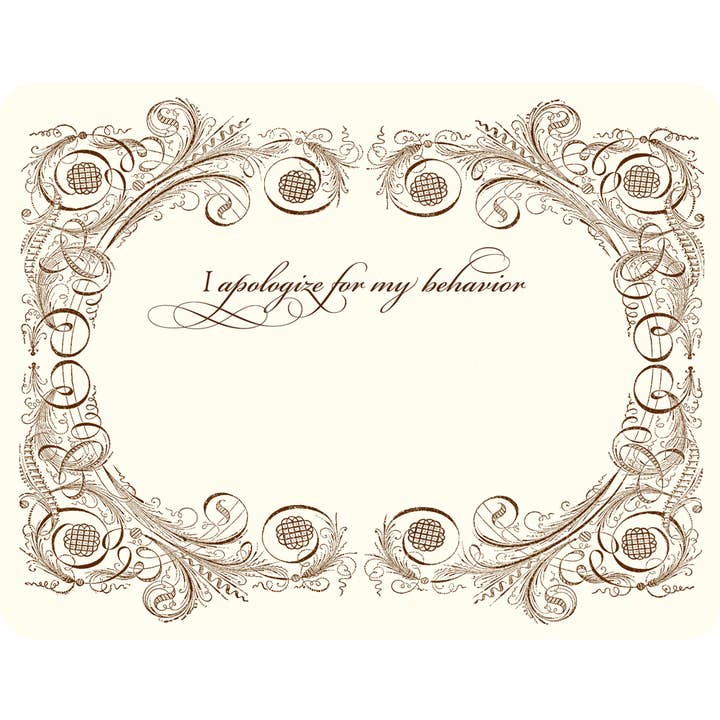 Apology Greeting Card for wholesale by Alexa Pulitzer