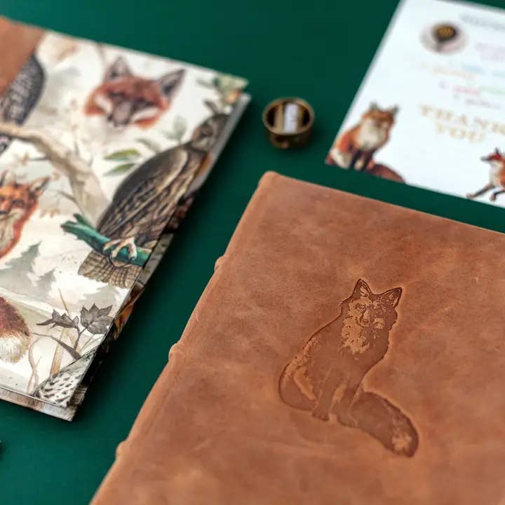 J6 Blank Debossed Journal (Full-Leather Bound) for wholesale by Bomo Art Budapest