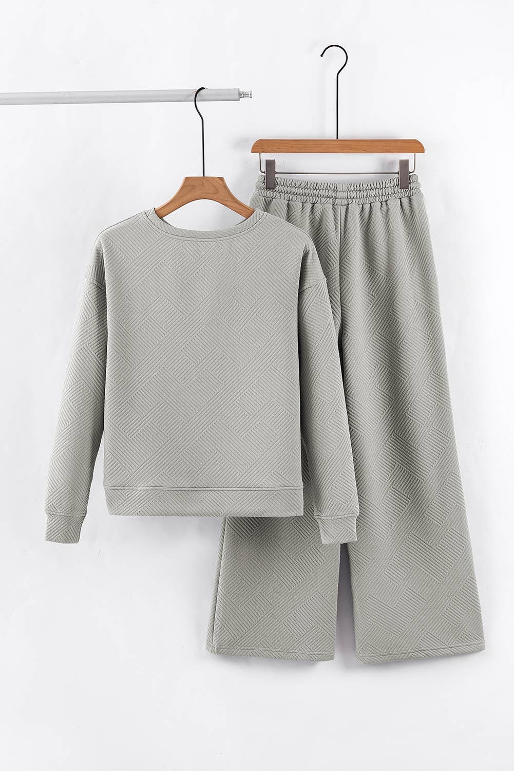 Aapparella - Vente Ensemble de vêtements d'intérieur – femme - Ensembles de pantalons de pyjama texturés et confortables multicolores | S-2XL13