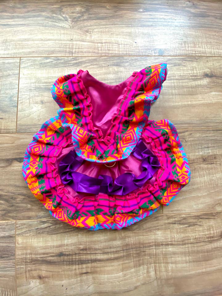 Dog escaramuza dress for wholesale by AztecK9