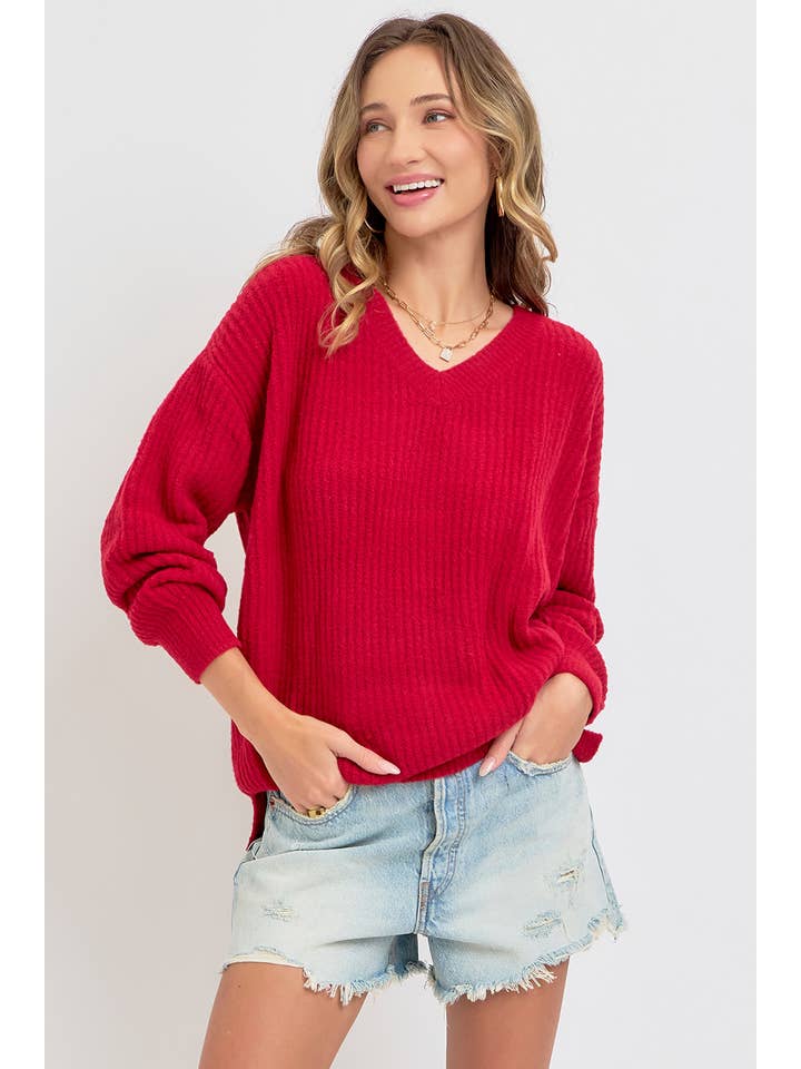 Sweet Lovely by Jen - Wholesale Knit Sweater - Women's - EVERYDAY CASUAL SWEATER60