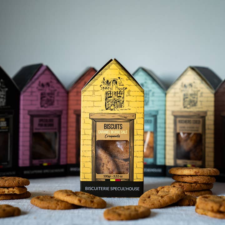 SPECUL'HOUSE - Wholesale Koekje - 'Crunch' koekjes met gezouten boterkaramel - 100 g1