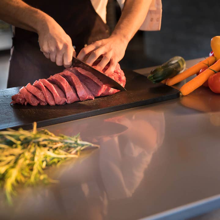VEBA – Großhandel Terrassentisch – Edelstahl Arbeitstisch | Klappbar | Catering | Kochen