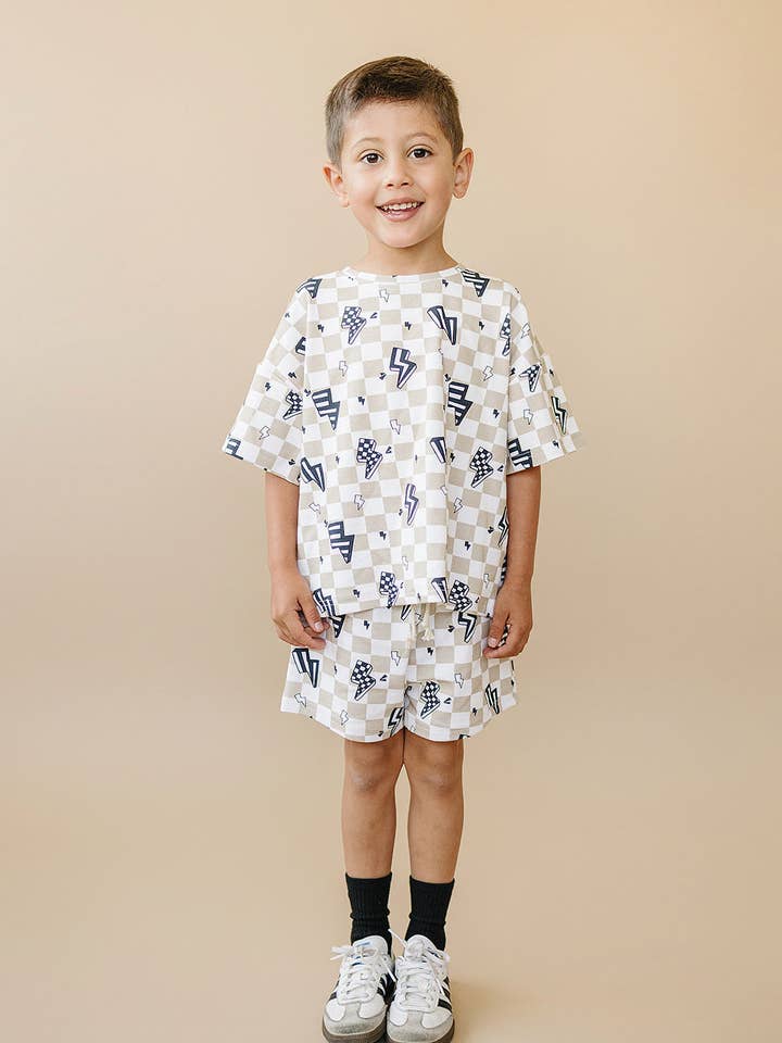 Shorts Set | Summer Bolts for wholesale by Lucky Panda Kids