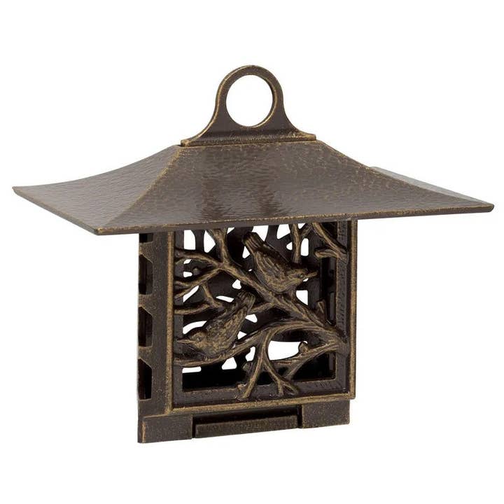 Playful Tail - Wholesale Bird Feeder - Whitehall Nuthatch Suet Bird Feeder, French Bronze