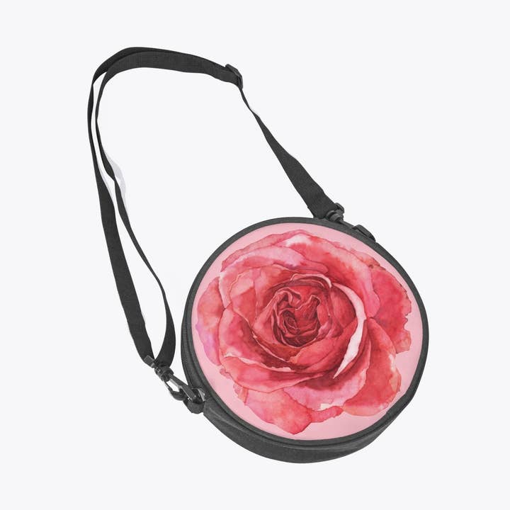 Rode roze ronde boekentas voor wholesale door iPhrase