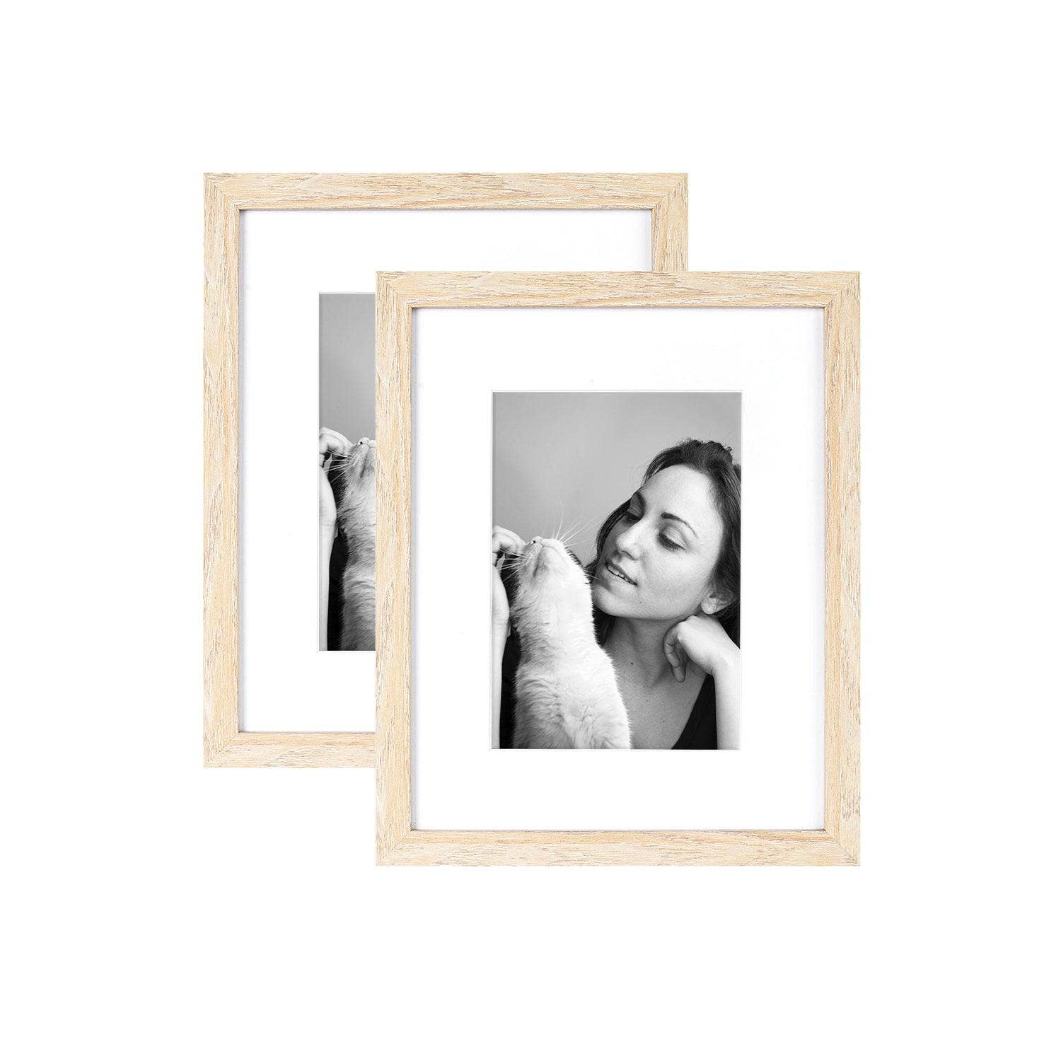 LivingTaste Home Inc - Wholesale Picture Frame - 8x10 Woodgrain Picture Frame, Set of 27
