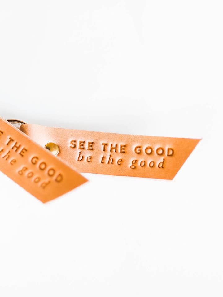bekijk het goede | leren sleutelhanger voor wholesale door Ramble & Company