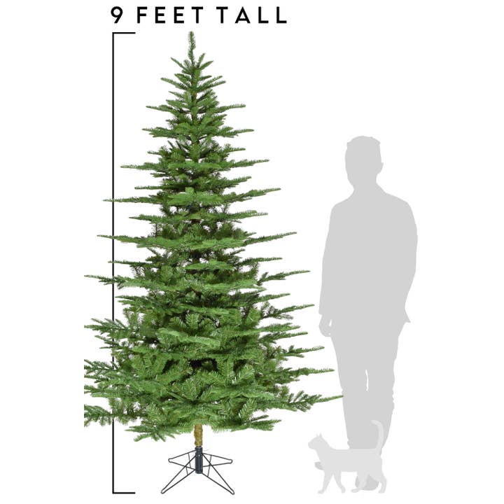 Perfect Holiday - Wholesale Artificial Christmas Tree - Unlit Green Aspen Fir Narrow Thin Wide Christmas Tree