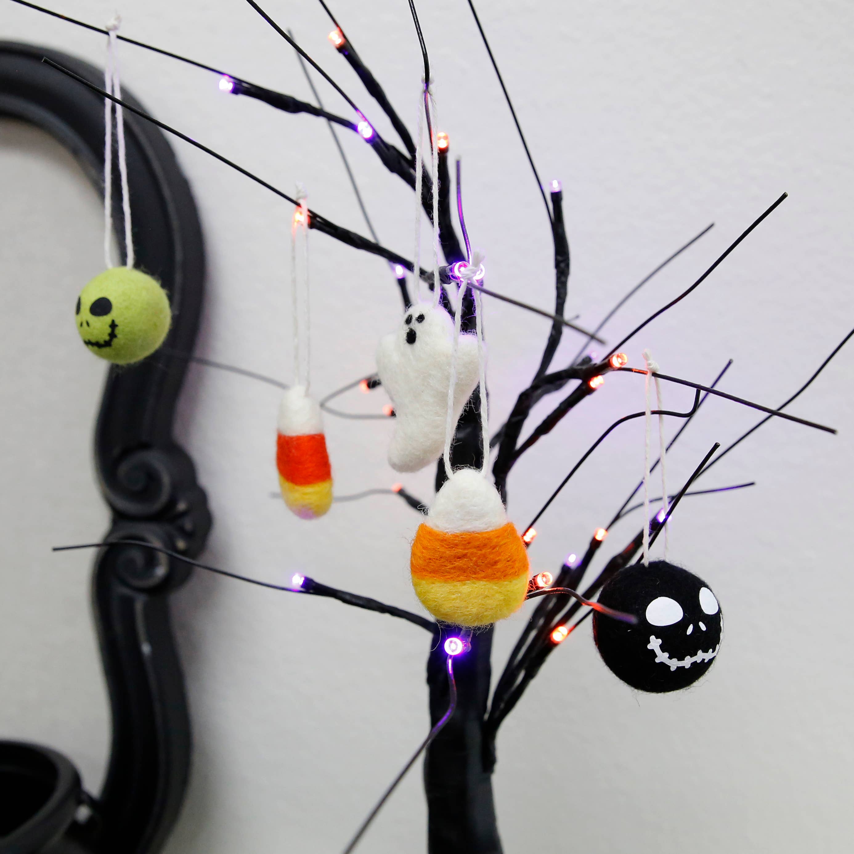 The Felt Pod – Conjunto de ornamentos por atacado – Conjunto de Halloween em Feltro de Lã com 5 Peças1