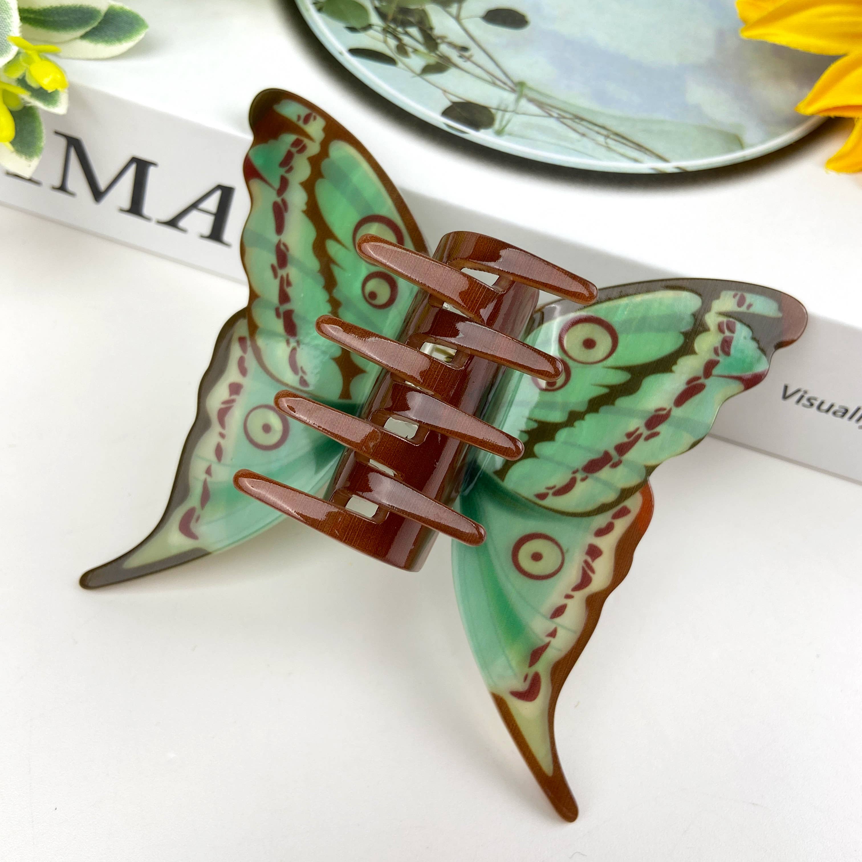 TheDivaSoap - Wholesale Hair Clip - Women's - colorful butterfly hair clips elegant beautiful hair clip4