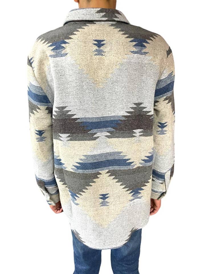 Nativo - Wholesale Button Down Shirt - Men's - SW02 - Button up Sweater Shirt1