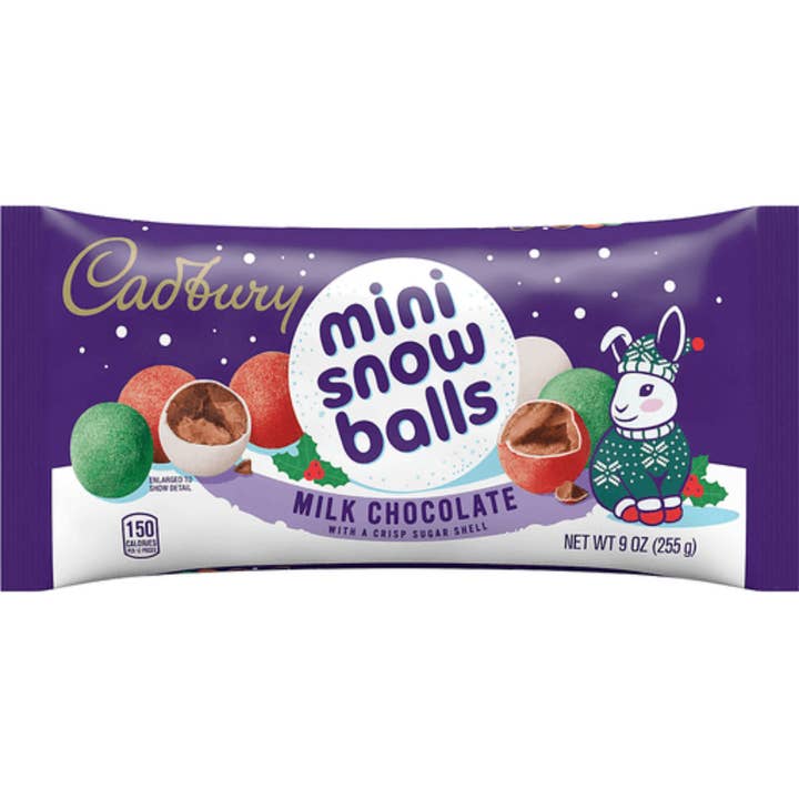 Cadbury Crisp Shell julesnebolde 9 oz - 6 ct for engroshandel hos I Got Your Candy