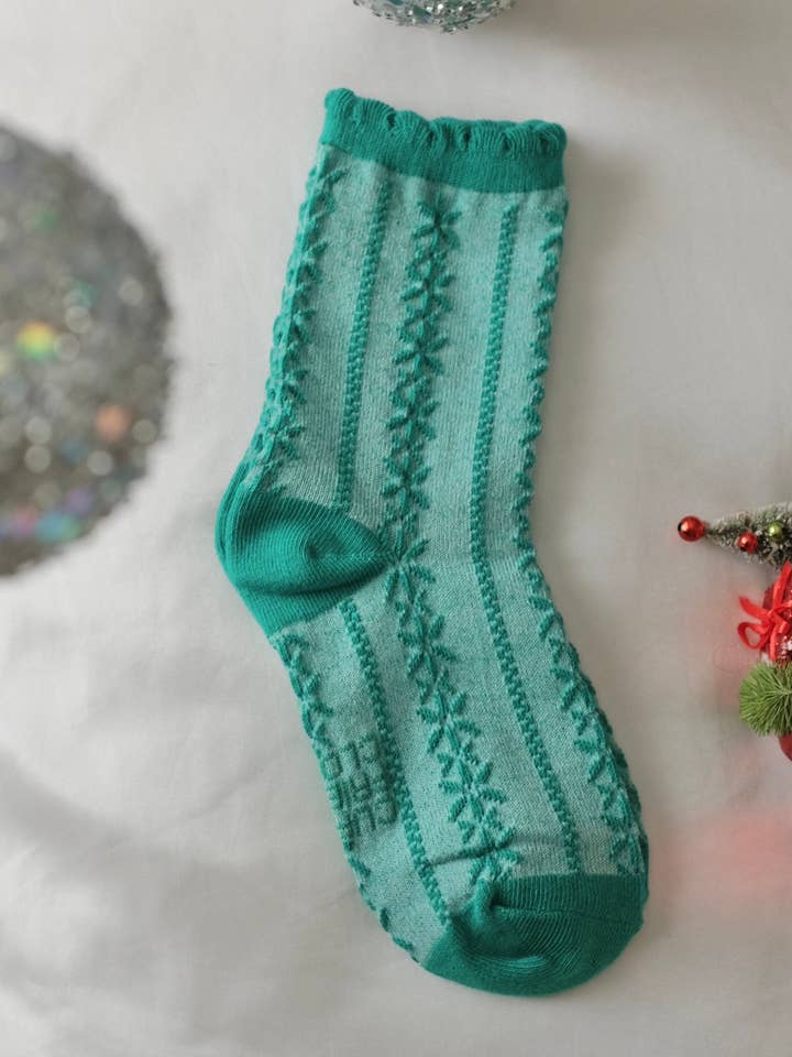 Curly Fries Closet - Wholesale Socks – Women's - Christmas Cozies (3 colors)3