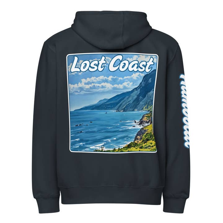Felpa con cappuccio e zip intera Lost Coast Humboldt Premium per la vendita all'ingrosso da parte di Humboldt Lost Coast Hoods