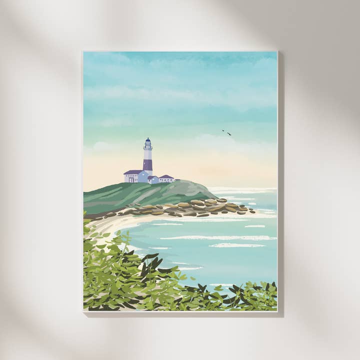 Boreas Design Shop - Wholesale Art Print - Montauk Point Lighthouse Print - New York2
