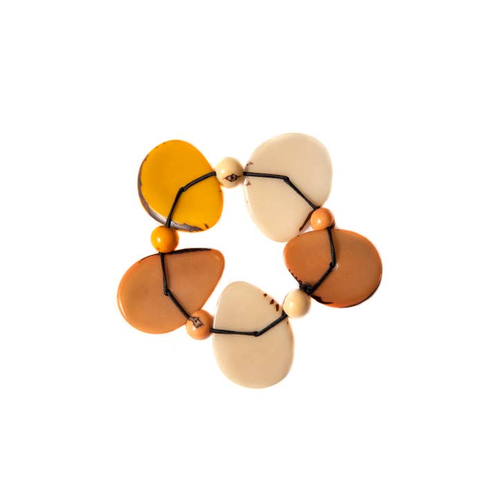 Organic Tagua Jewelry - Vendita all'ingrosso Bracciale con perline - Bracciale Iliana13