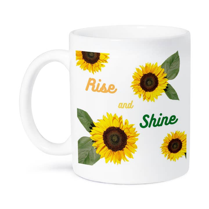 3dRose - Wholesale Coffee Mug - 3dRose, Image of quote Rise and shine, Mug8