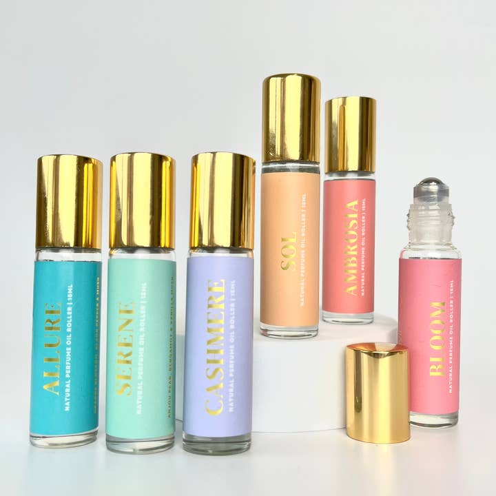 MIAMI + CO. - Wholesale Roll-On Fragrance - 15ml Sol Perfume Oil Roller